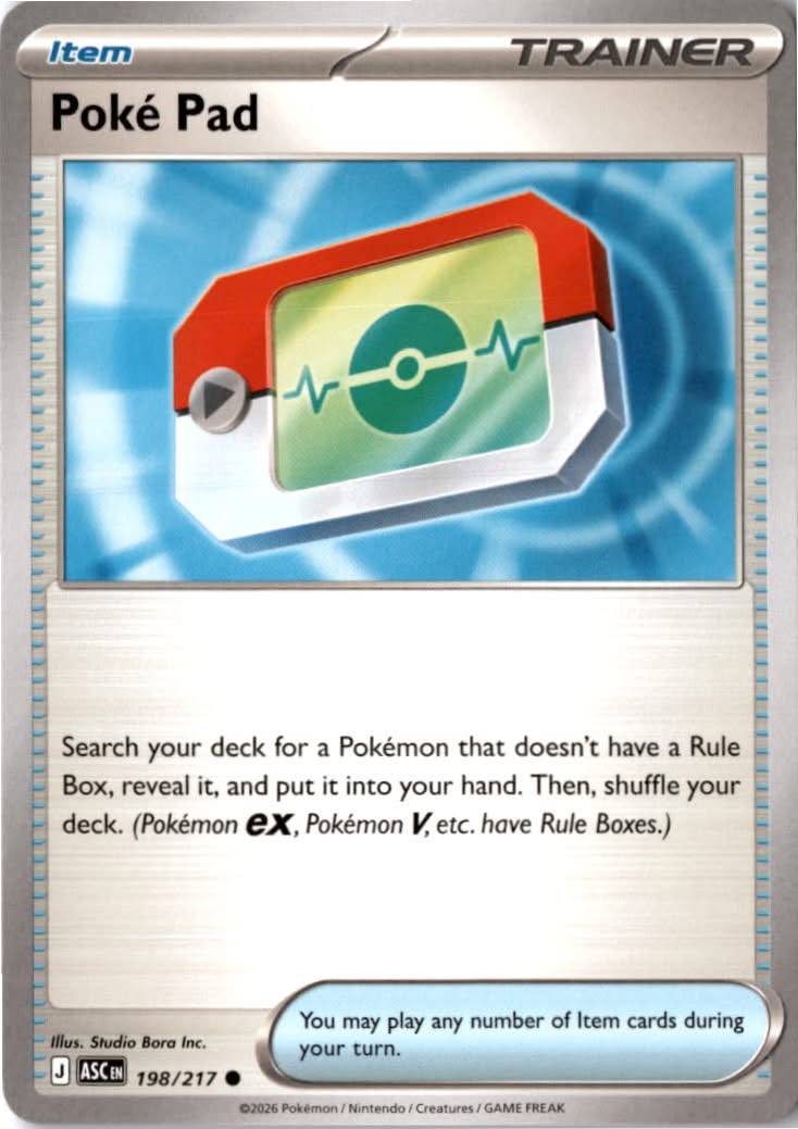 Poké Pad #198/217 - Ascended Heroes - Pokemon - Common - Near Mint