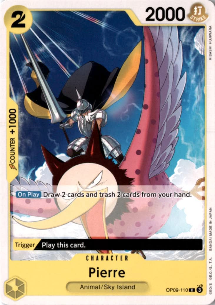 Pierre #OP09-110 - Emperors in the New World - One Piece Card Game - Common - Near Mint