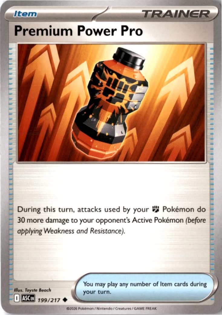 Premium Power Pro #199/217 - Ascended Heroes - Pokemon - Uncommon - Near Mint