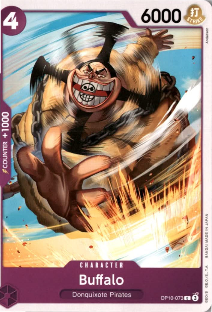 Buffalo #OP10-073 - Royal Blood - One Piece Card Game - Common - Near Mint