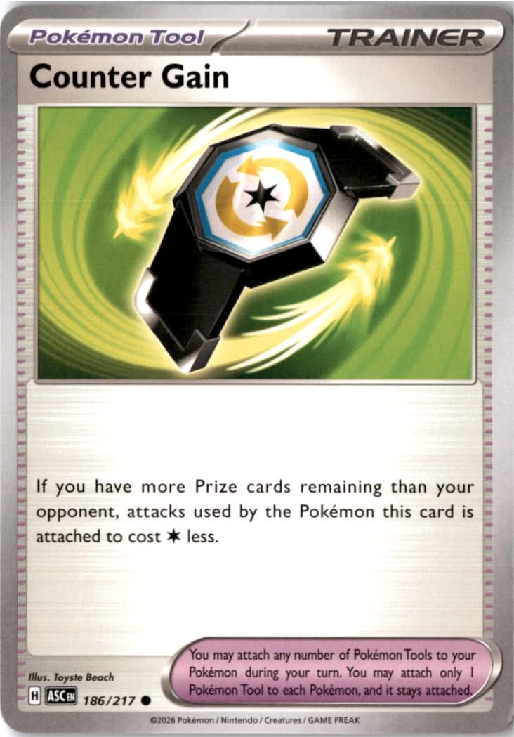 Counter Gain #186/217 - Ascended Heroes - Pokemon - Common - Near Mint