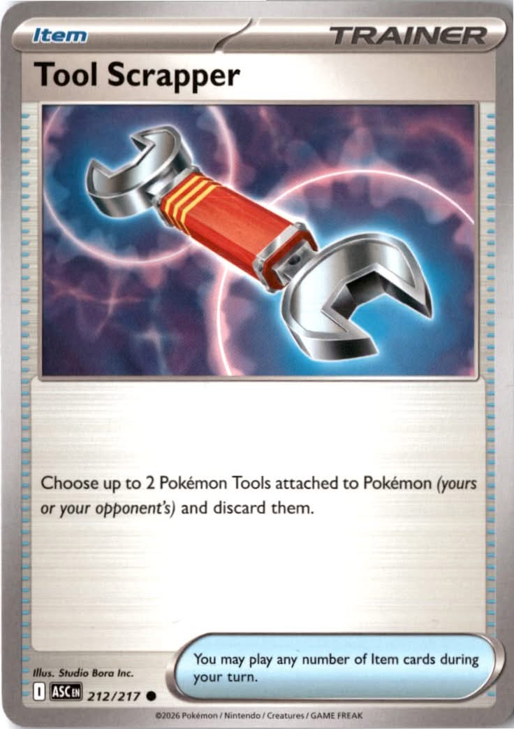 Tool Scrapper #212/217 - Ascended Heroes - Pokemon - Common - Near Mint