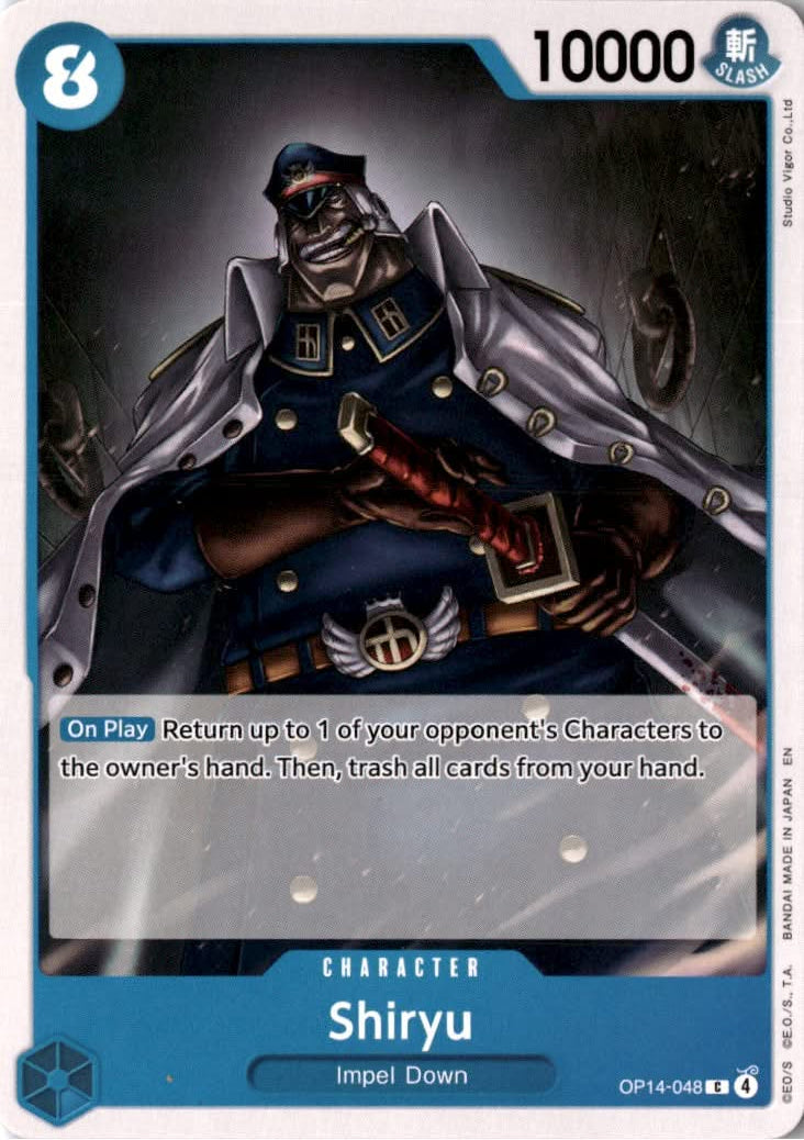 Shiryu #OP14-048 - The Azure Sea's Seven - One Piece Card Game - Common - Near Mint