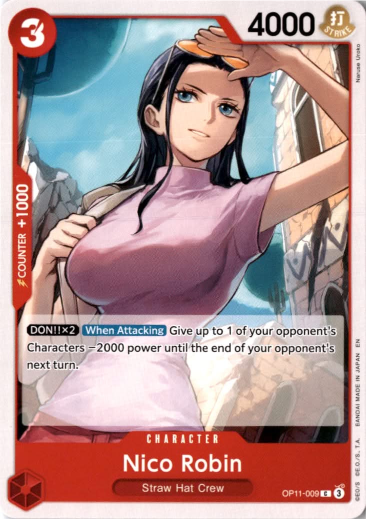 Nico Robin #OP11-009 - A Fist of Divine Speed - One Piece Card Game - Common - Near Mint